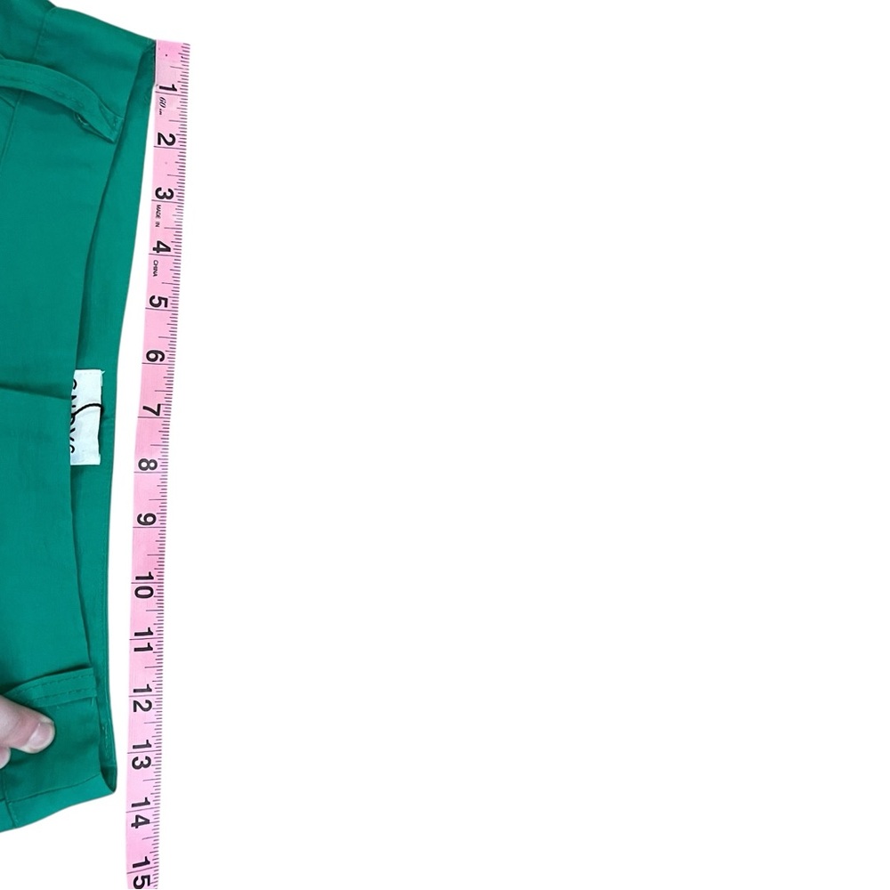 SNDYS. Alexa Pants Green Wide Leg Trousers New With Tags - Picture 11 of 13